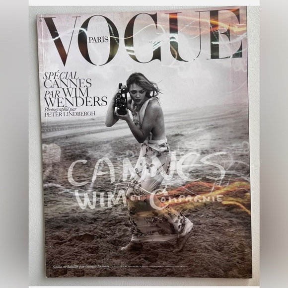 Vogue Other - VOGUE Paris supplement 867 May 2006 by Peter Lindbergh Cannes Wenders